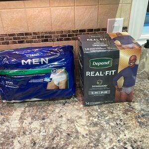 Men’s Depends underwear S/P